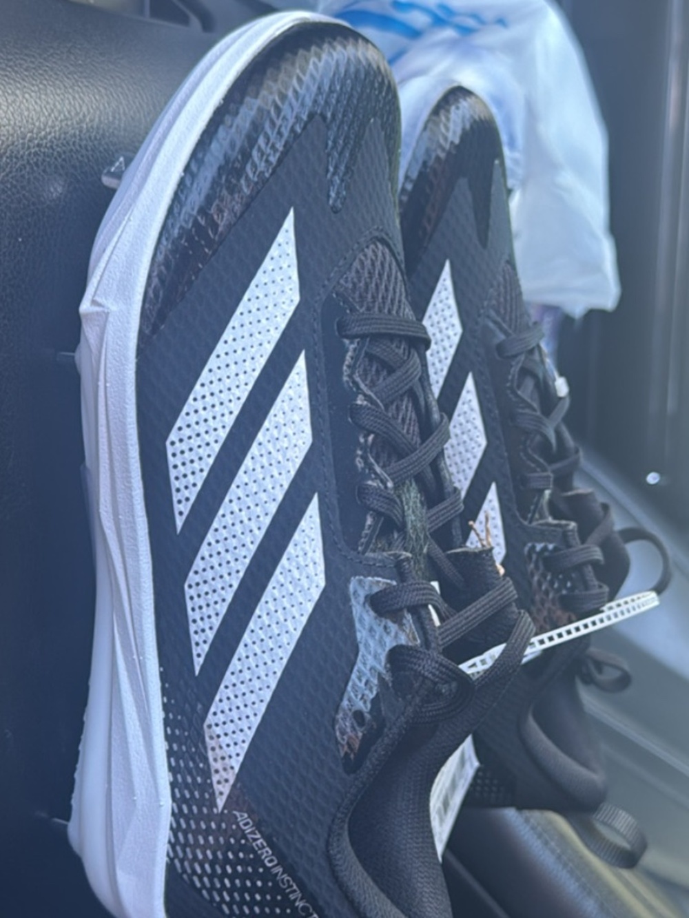 Adizero Instinct 2 Softball Cleats (size 8)